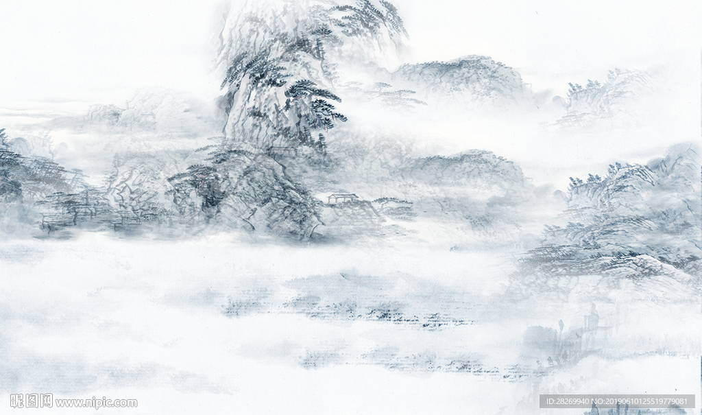 新中式背景墙