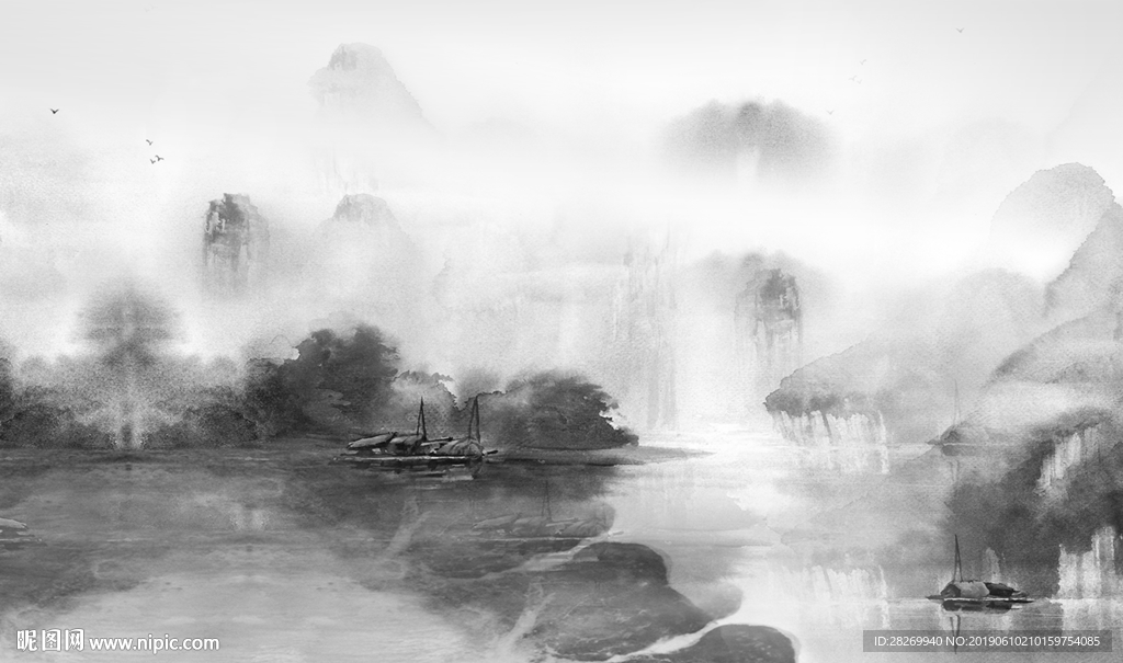 新中式山水