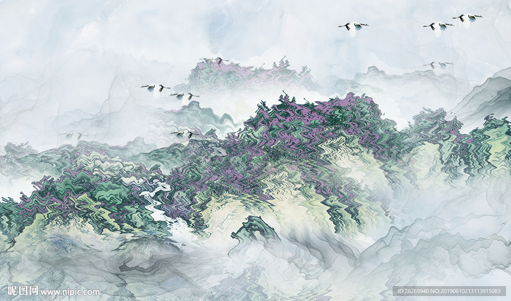新中式山水