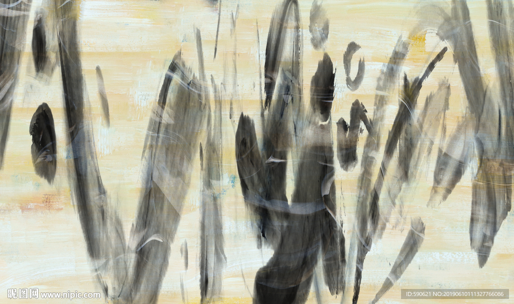 抽象油画