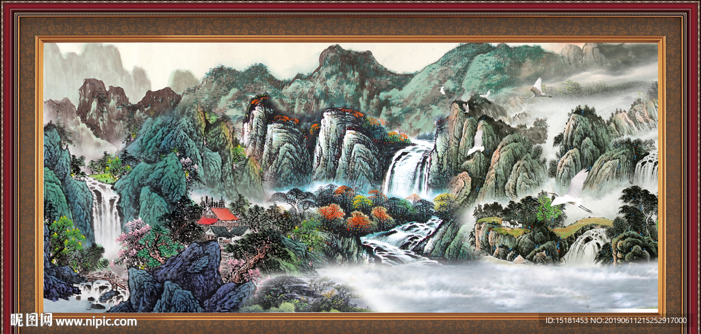 巨幅山水