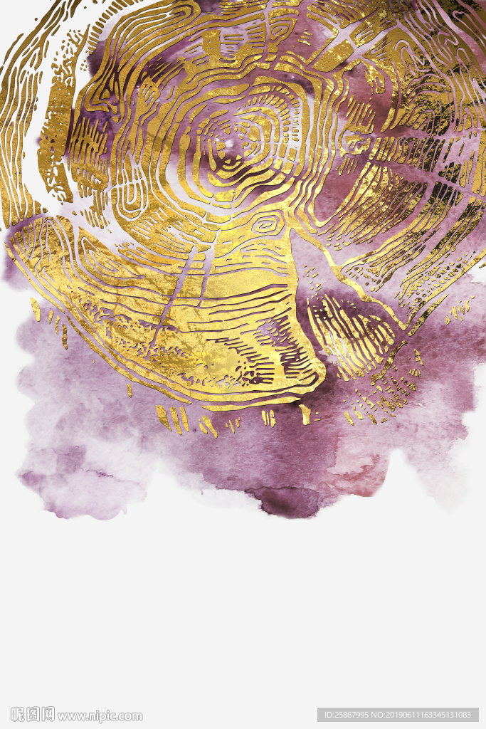 现代抽象轻奢装饰画