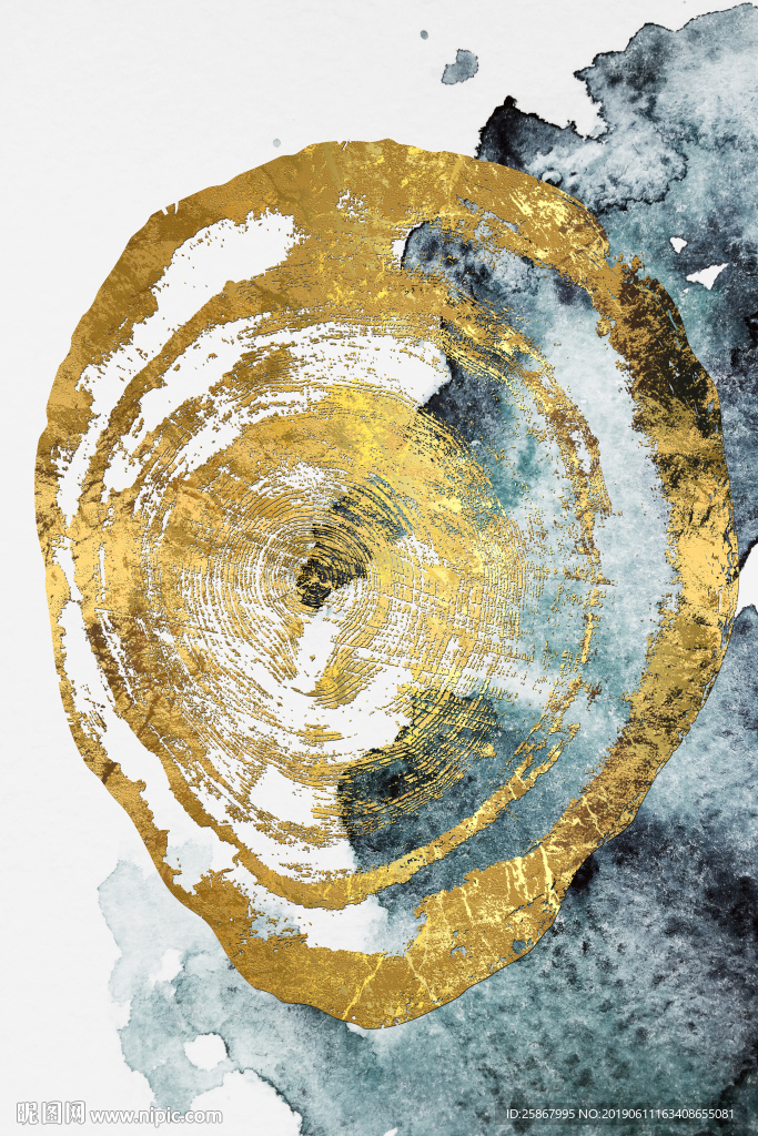 现代抽象轻奢装饰画