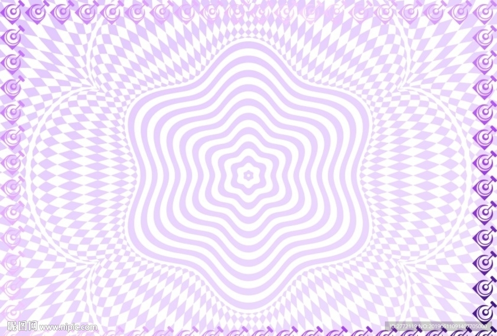 紫玉兰 加盟证书纹