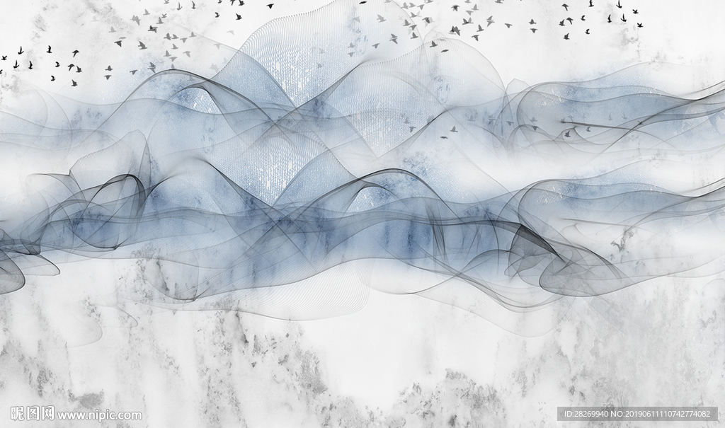 水墨山水画