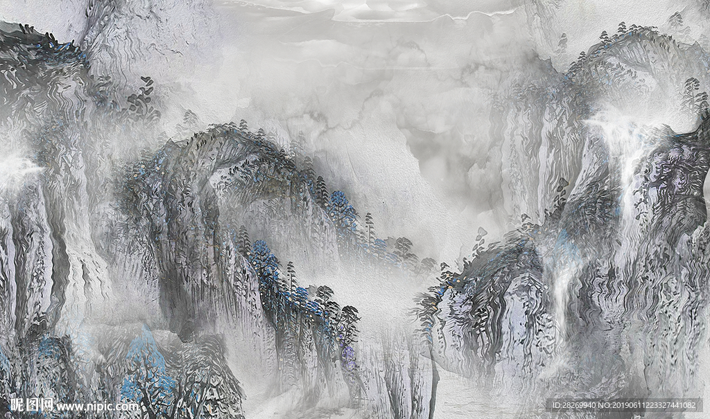 水墨山水画