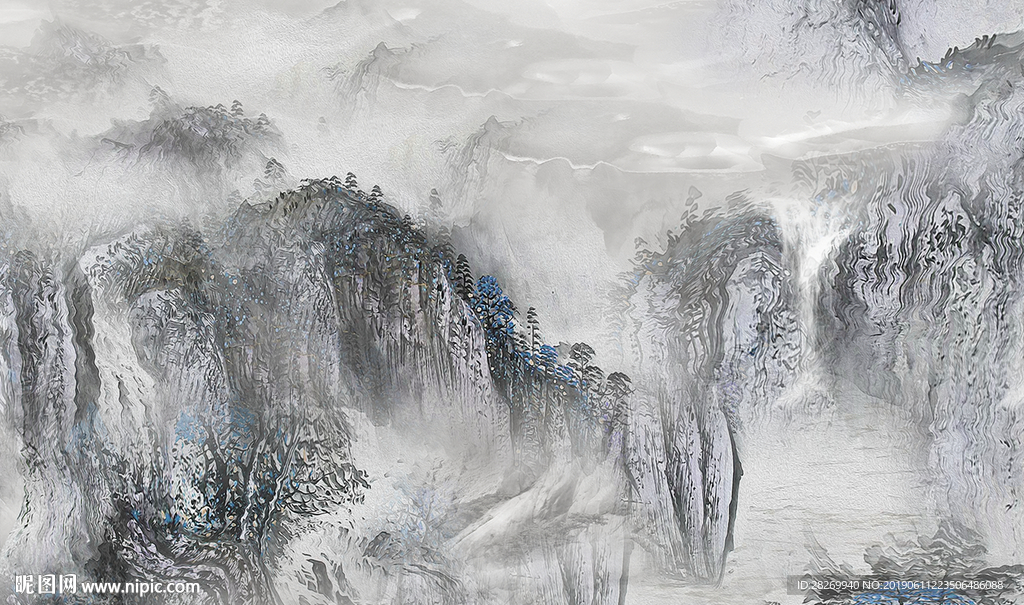 水墨山水画