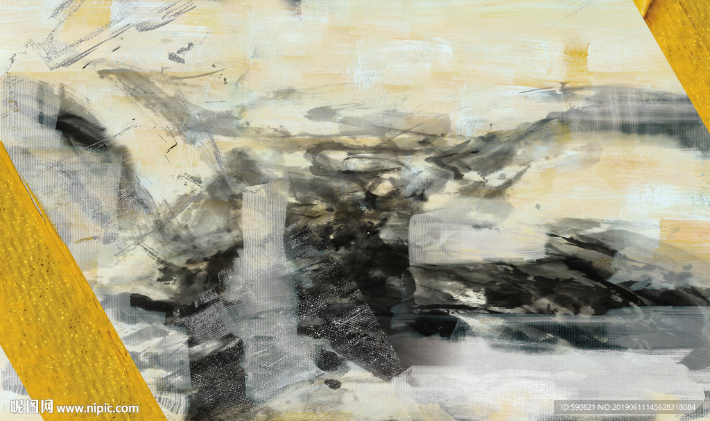抽象油画