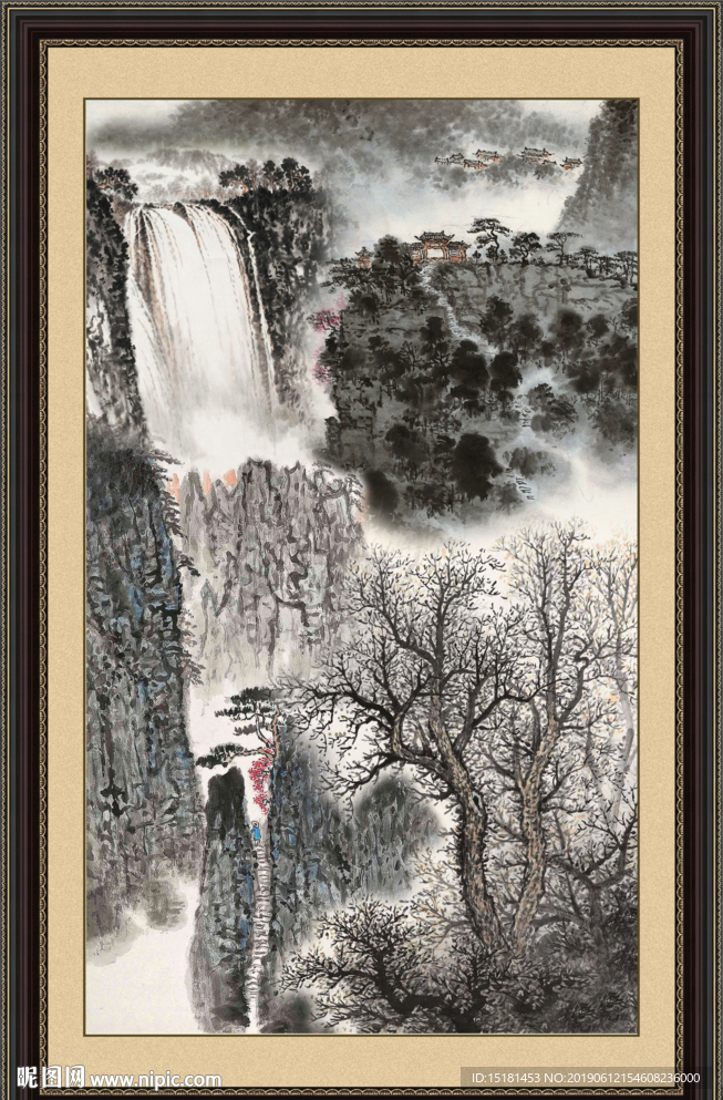 巨幅山水