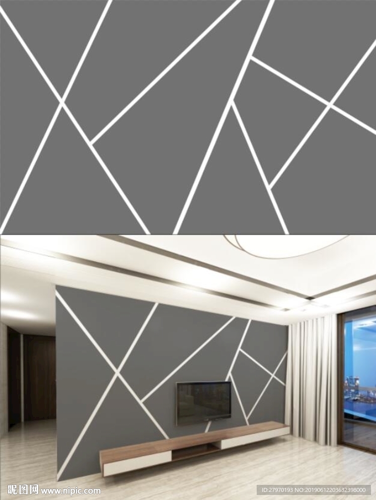 几何装饰画现代简约