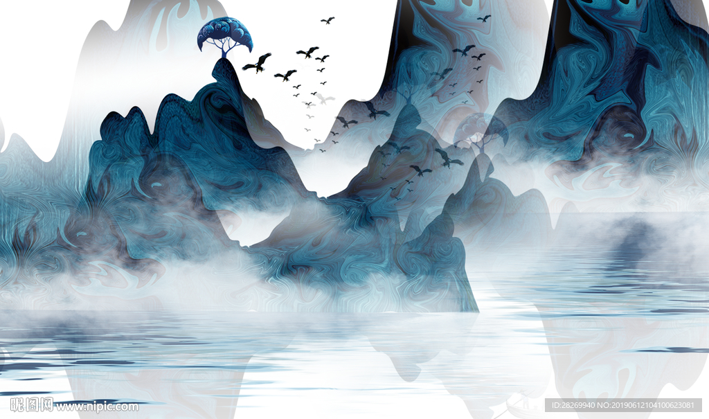 新中式山水