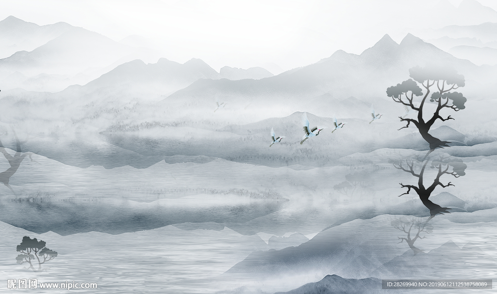 新中式背景