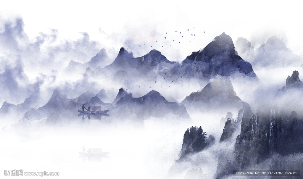 新中式背景墙