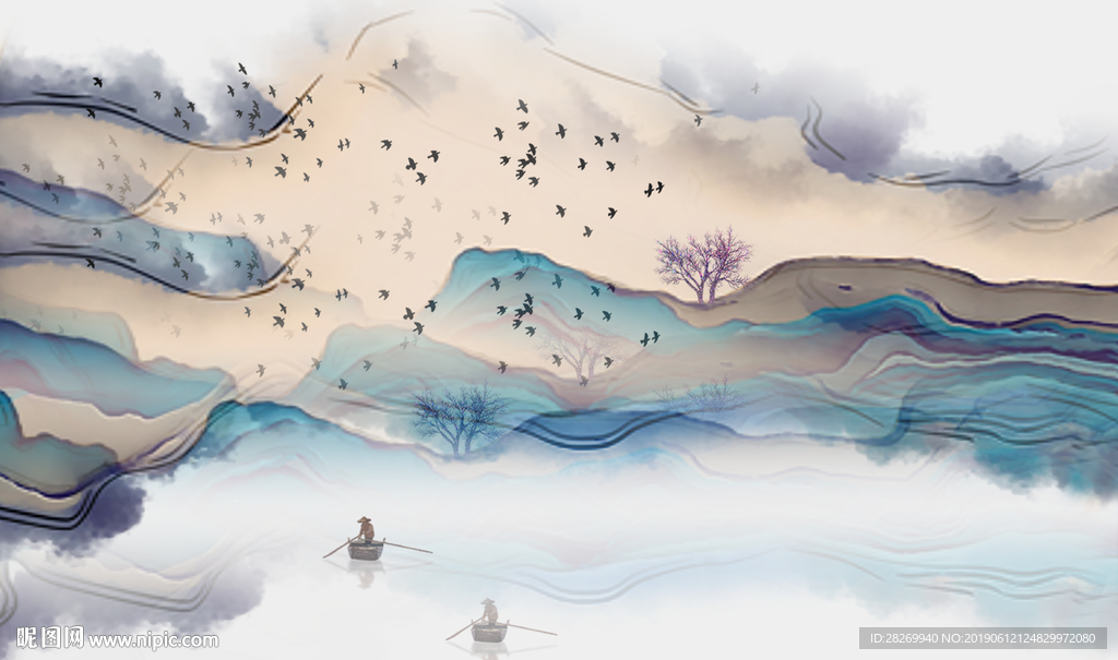 写意山水图