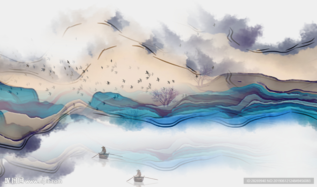 写意山水图