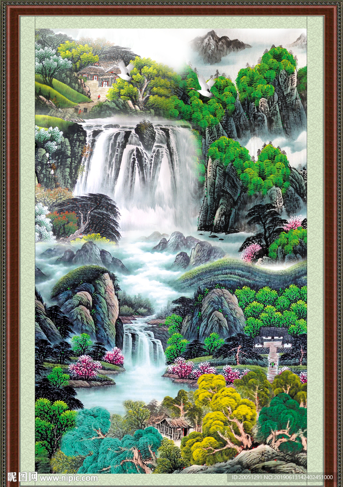 巨幅风景画