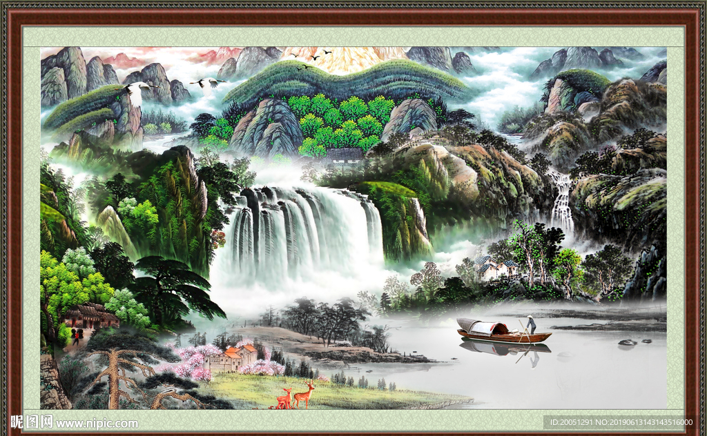 山水风景图
