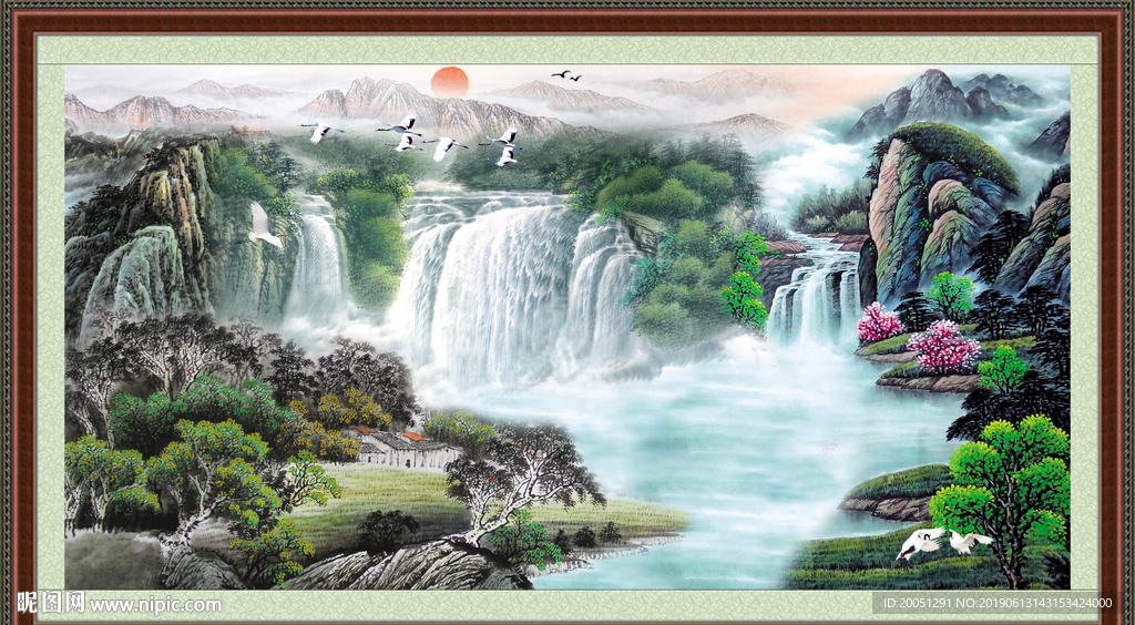 山水风景图