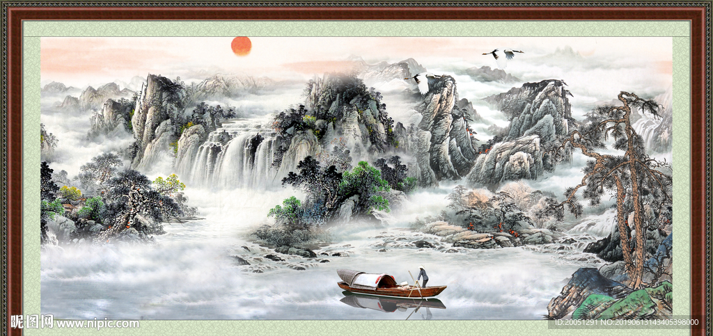 山水风景图