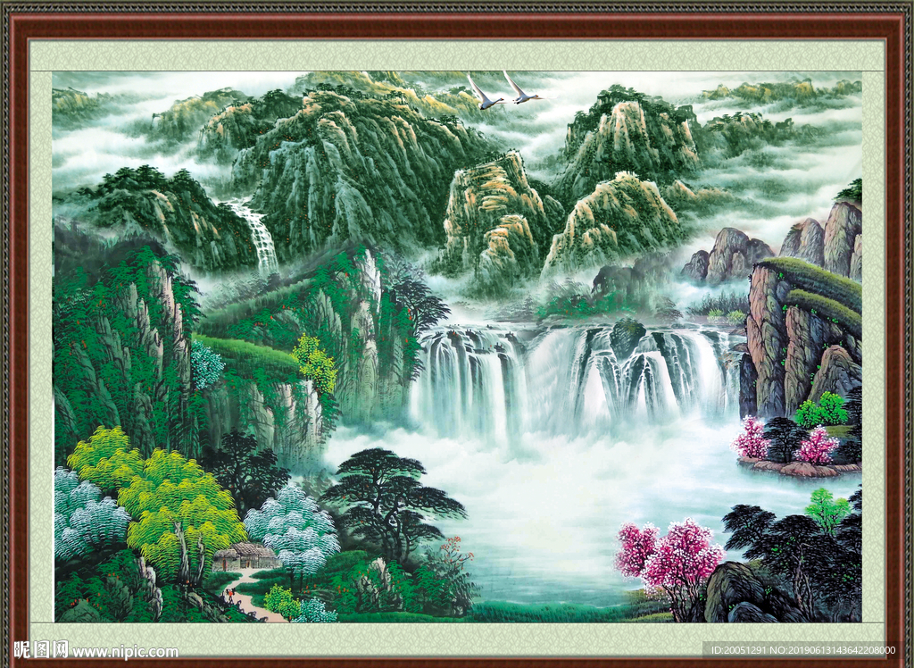 巨幅山水