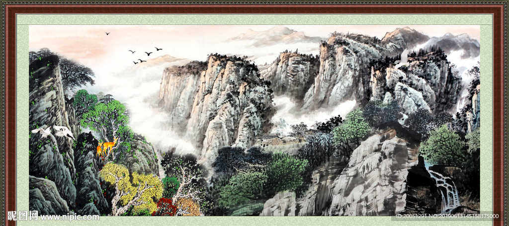山水风景图