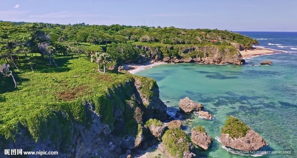 海岸岛屿航拍