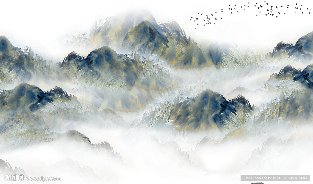 禅意意境山水