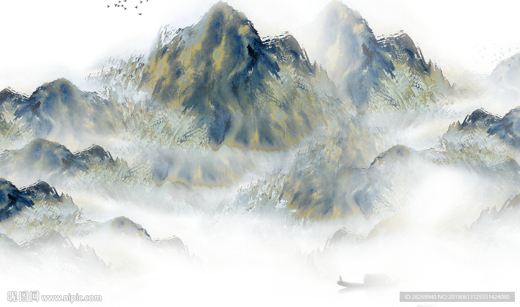 禅意意境山水