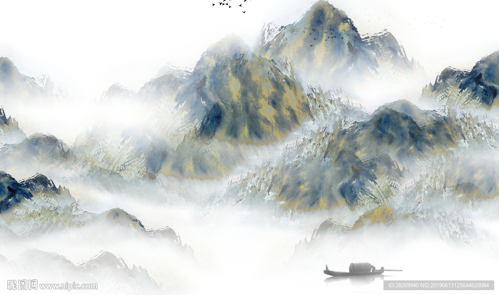 禅意意境山水