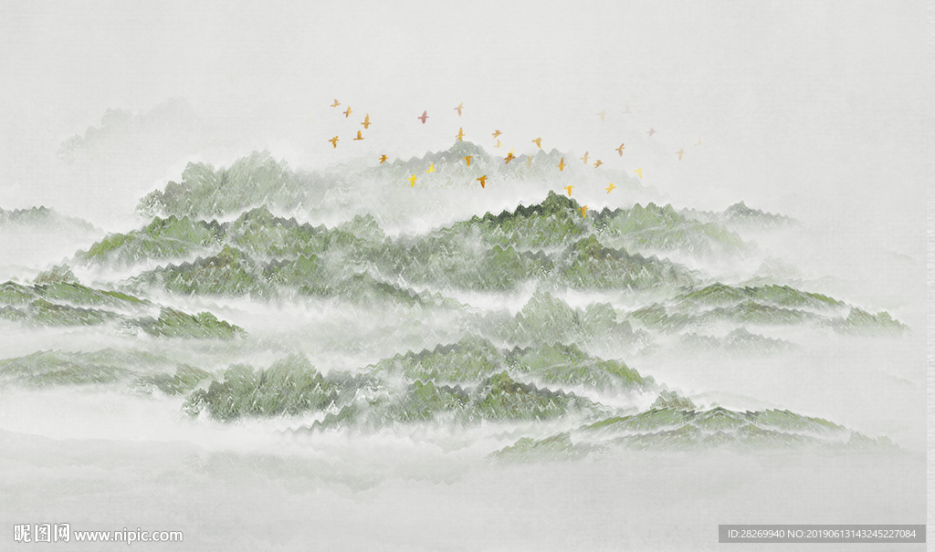 新中式山水