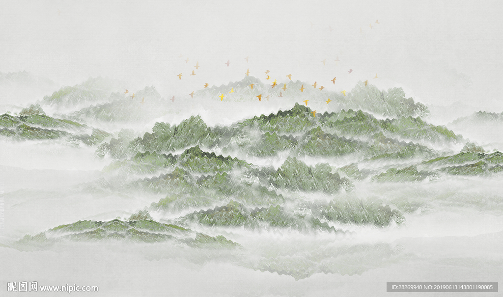 新中式山水
