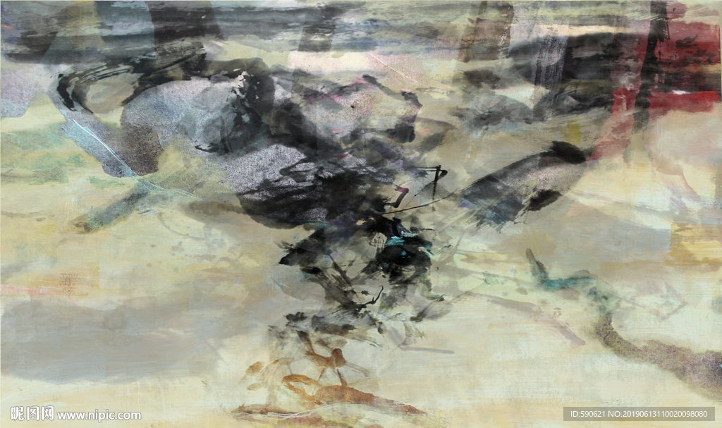 抽象油画