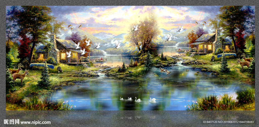 风景油画
