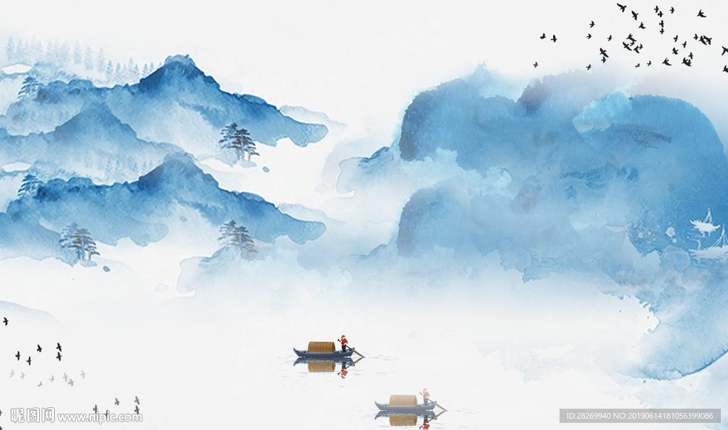 新中式背景