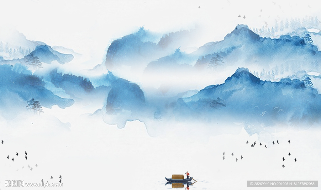 新中式背景