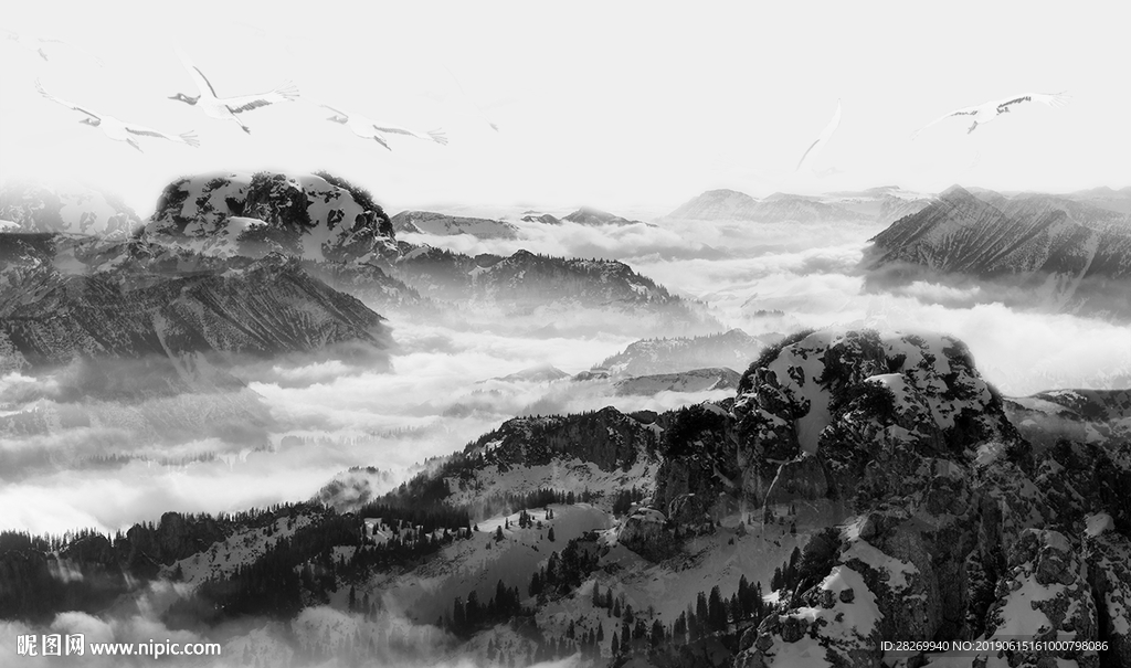 新中式背景