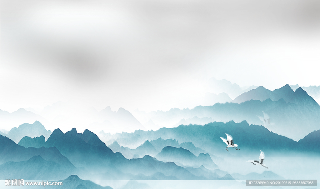 抽象山水