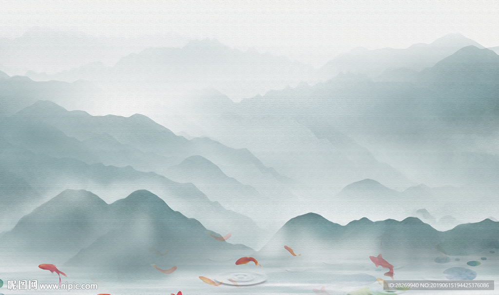 抽象山水