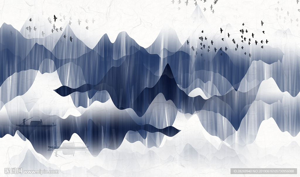 水墨山水画