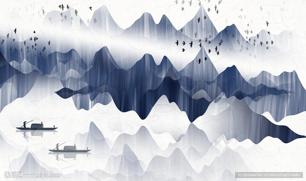 水墨山水画