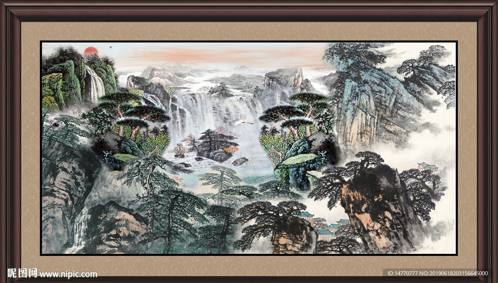 国画山水