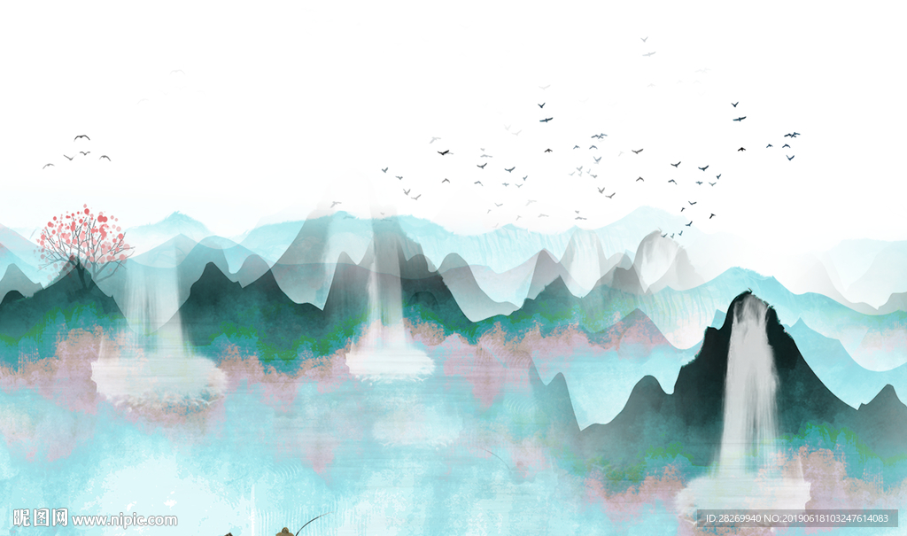 新中式背景