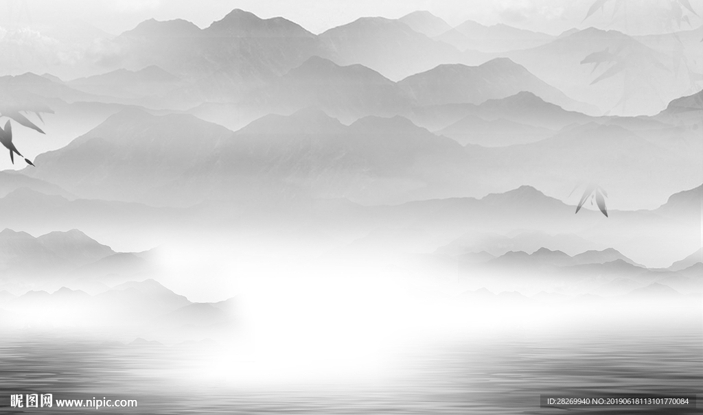 山水壁画
