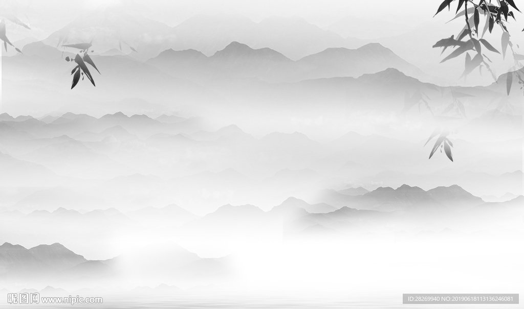 山水壁画