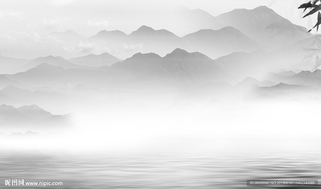 山水壁画