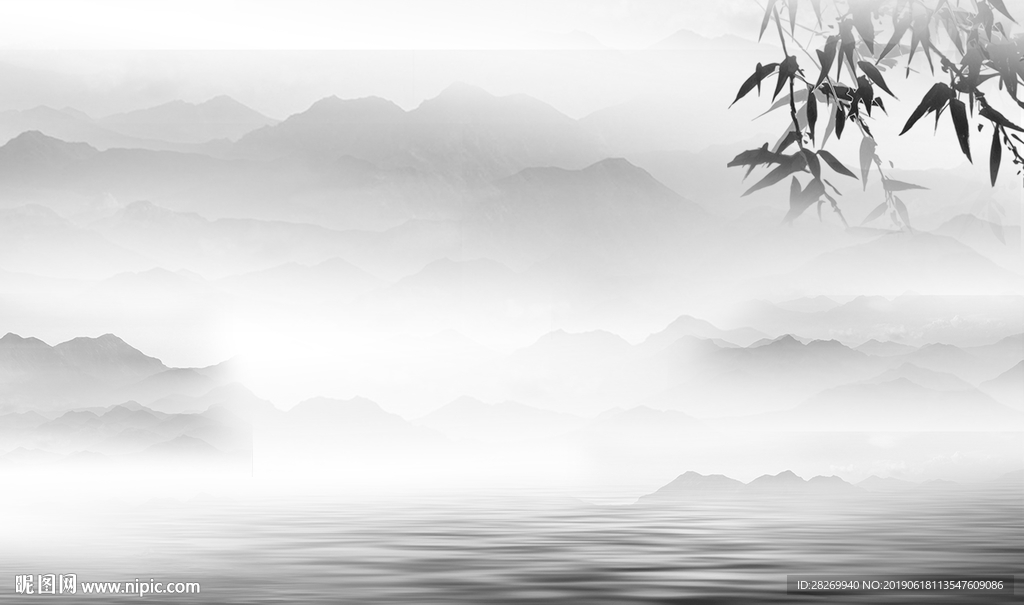 山水壁画