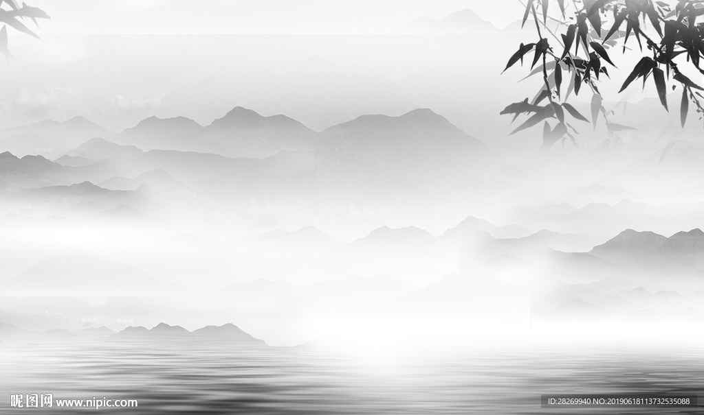 山水壁画