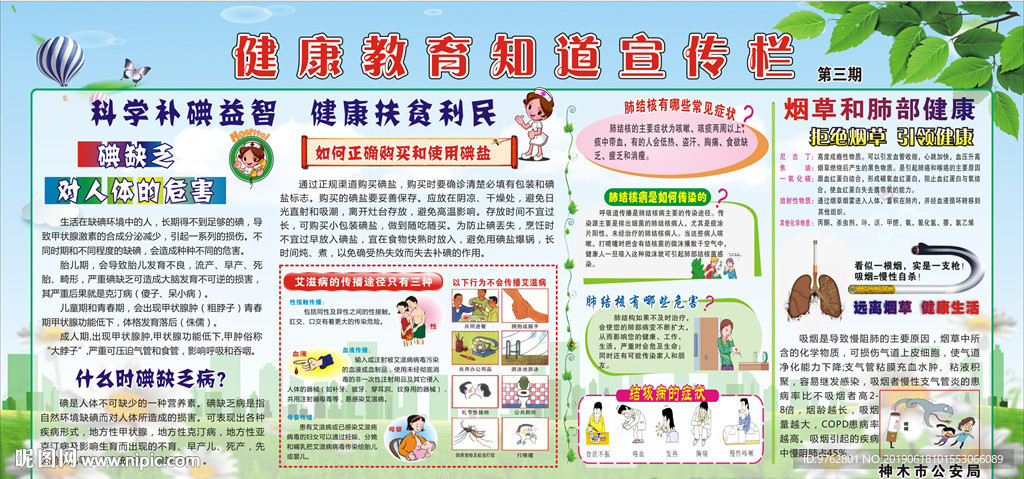 健康教育展板