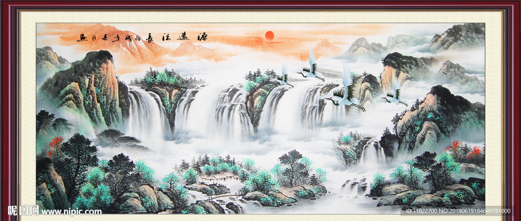 办公室山水画