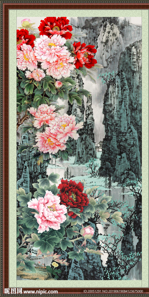 国画牡丹